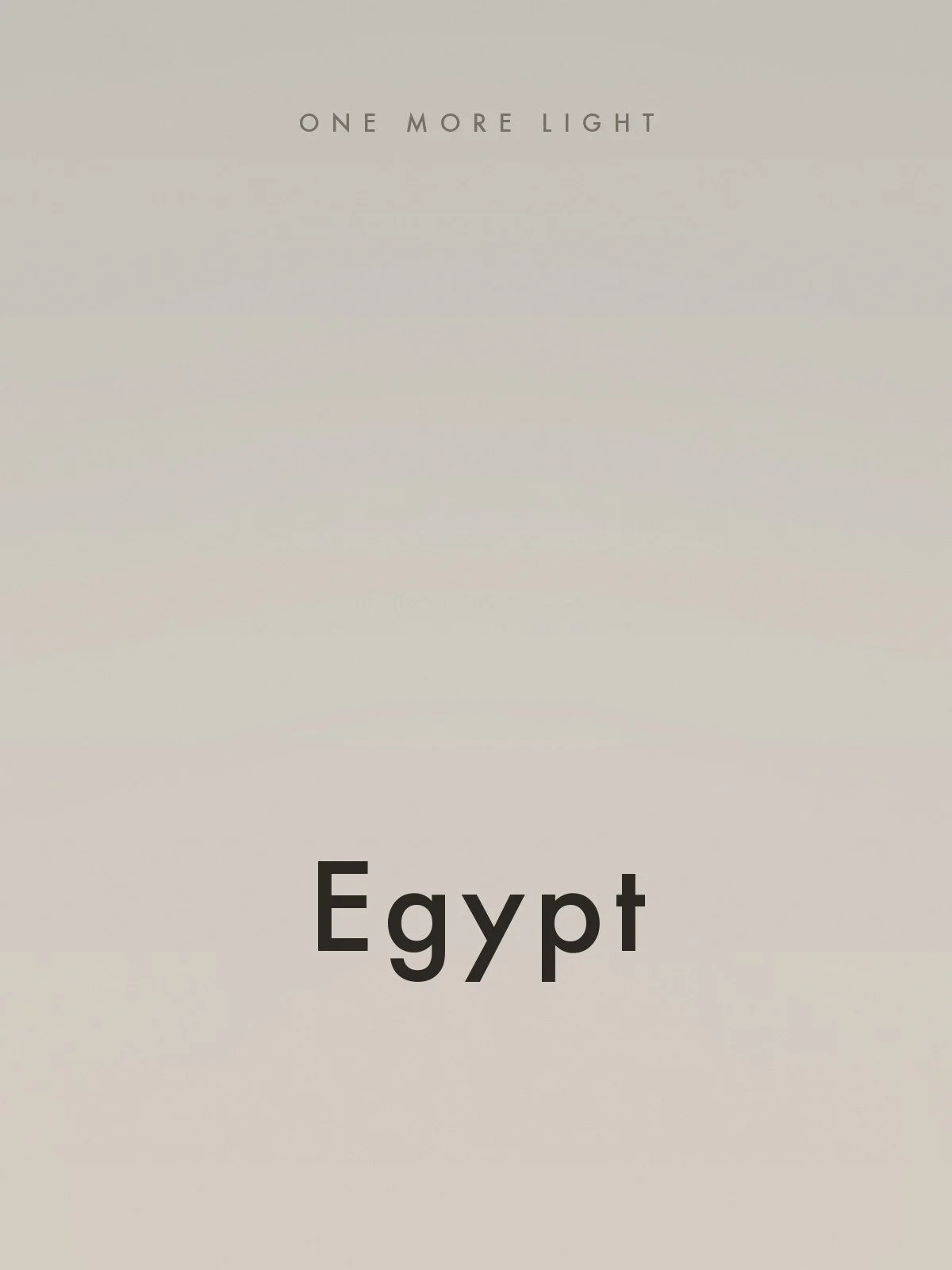 Ägypten, ein Fotobuch im Entstehen